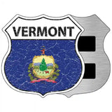 Vermont State Flag Highway Shield Metal Sign 5" (HSM)