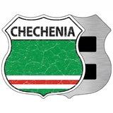 Chechenia Flag Highway Shield Metal Sign 5" (HSM)