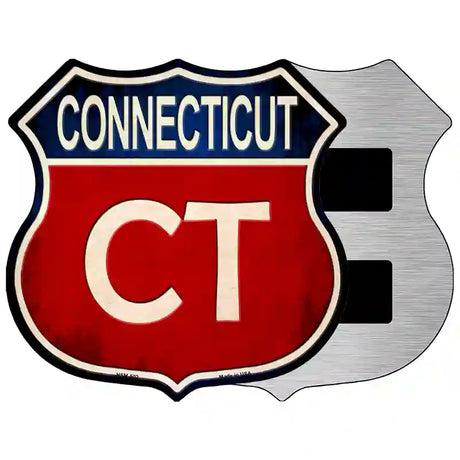 Connecticut Metal Novelty Highway Shield Sign 5" (HSM)