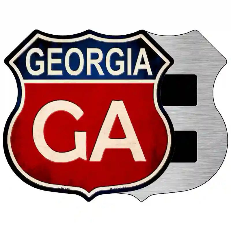 Georgia Metal Novelty Highway Shield Sign 5" (HSM)