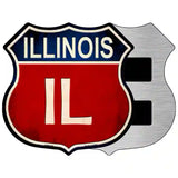 Illinois Metal Novelty Highway Shield Sign 5" (HSM)