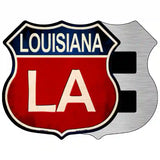 Louisiana Metal Novelty Highway Shield Sign 5" (HSM)