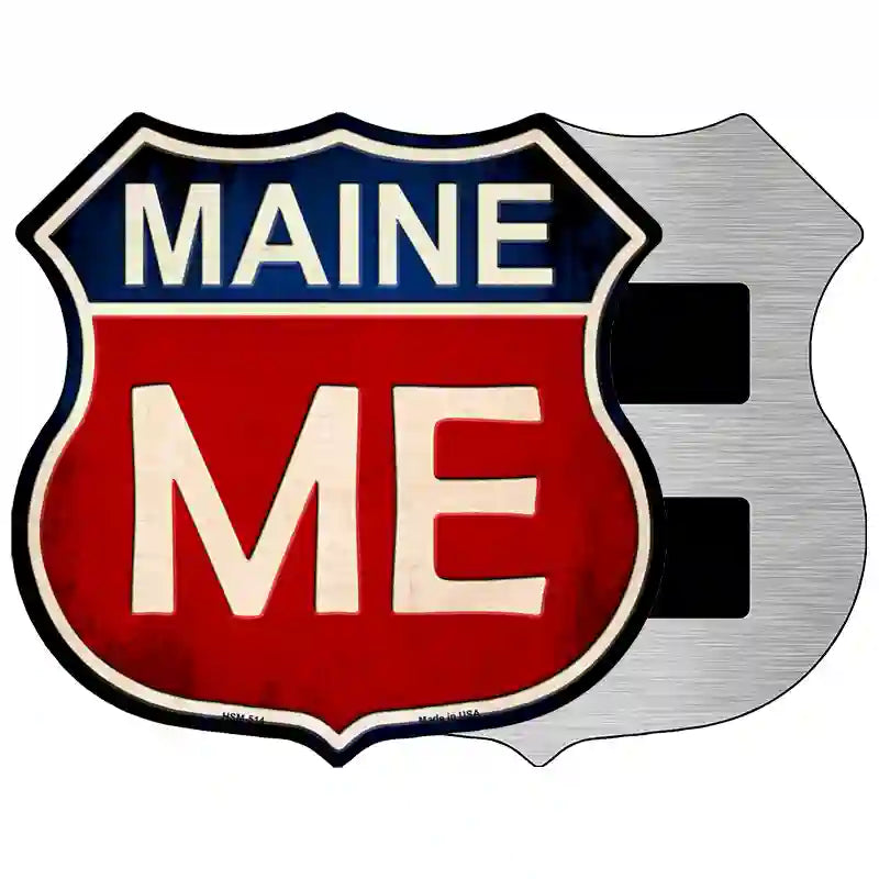 Maine Metal Novelty Highway Shield Sign 5" (HSM)