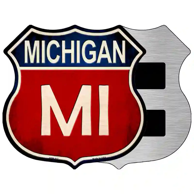 Michigan Metal Novelty Highway Shield Sign 5" (HSM)