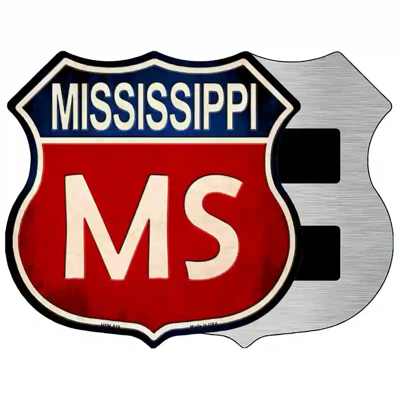 Mississippi Metal Novelty Highway Shield Sign 5" (HSM)