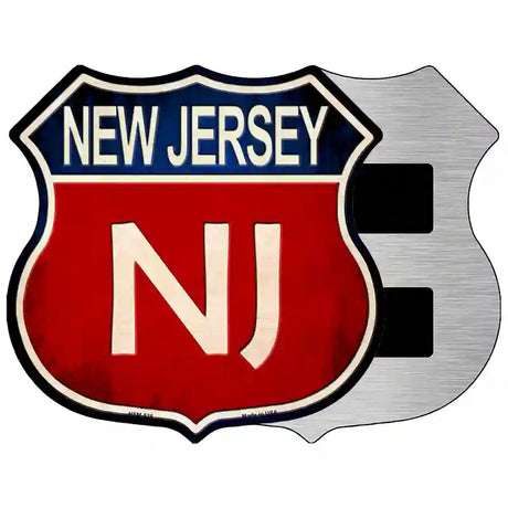 New Jersey Metal Novelty Highway Shield Sign 5" (HSM)