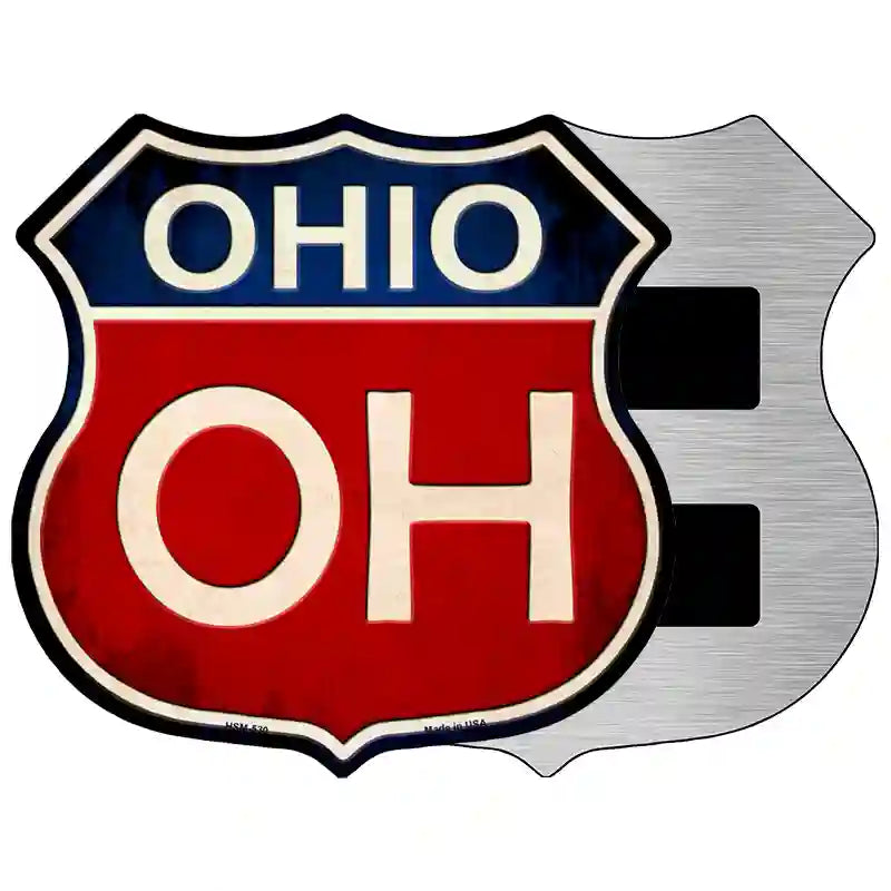 Ohio Metal Novelty Highway Shield Sign 5" (HSM)