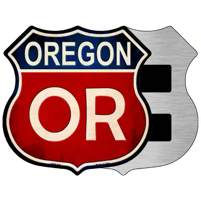 Oregon Metal Novelty Highway Shield Sign 5" (HSM)