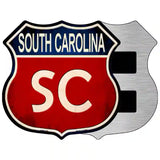 South Carolina Metal Novelty Highway Shield Sign 5" (HSM)