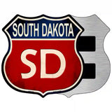 South Dakota Metal Novelty Highway Shield Sign 5" (HSM)