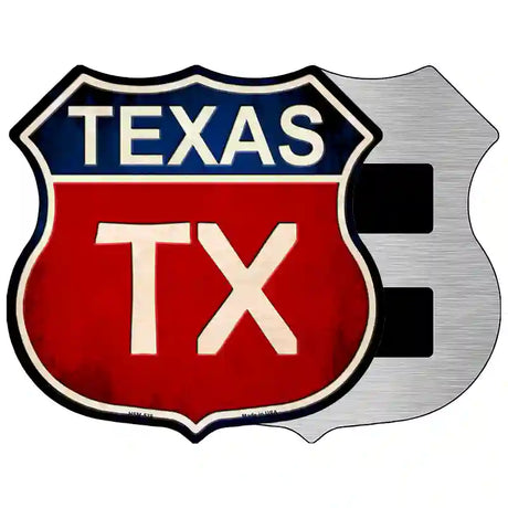 Texas Metal Novelty Highway Shield Sign 5" (HSM)