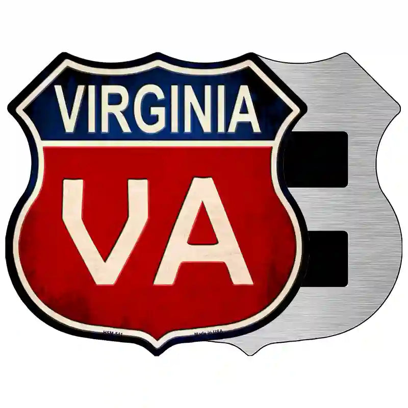 Virginia Metal Novelty Highway Shield Sign 5" (HSM)