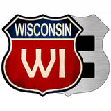 Wisconsin Metal Novelty Highway Shield Sign 5" (HSM)