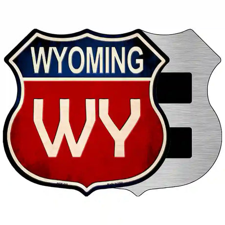 Wyoming Metal Novelty Highway Shield Sign 5" (HSM)