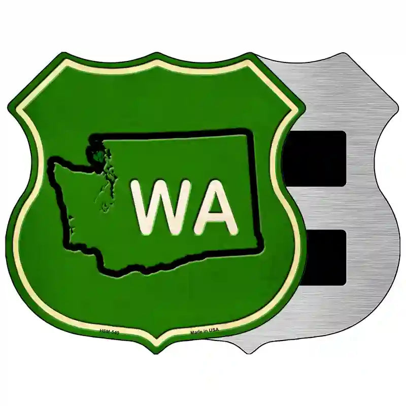 WA State Metal Novelty Highway Shield Sign 5" (HSM)