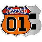 Rebel Hazzard 01 Novelty Metal Highway Shield Sign 5" (HSM)