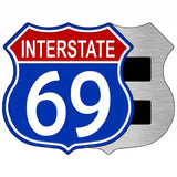 Interstate 69 Novelty Metal Highway Shield Sign 5" (HSM)