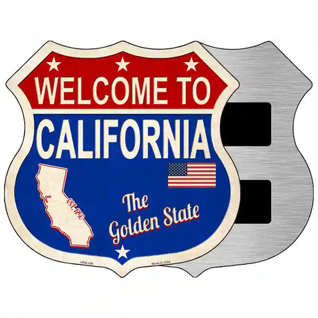 California Established Novelty Metal Highway Shield Sign 5" (HSM)