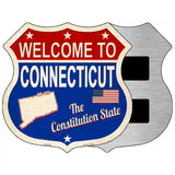 Connecticut Established Novelty Metal Highway Shield Sign 5" (HSM)