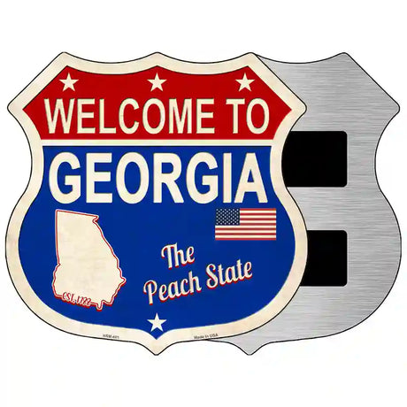 Georgia Established Novelty Metal Highway Shield Sign 5" (HSM)