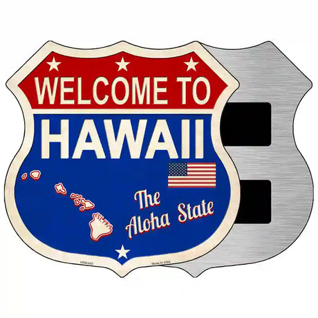 Hawaii Established Novelty Metal Highway Shield Sign 5" (HSM)