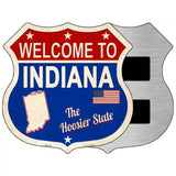 Indiana Established Novelty Metal Highway Shield Sign 5" (HSM)