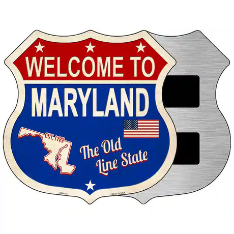 Maryland Established Novelty Metal Highway Shield Sign 5" (HSM)