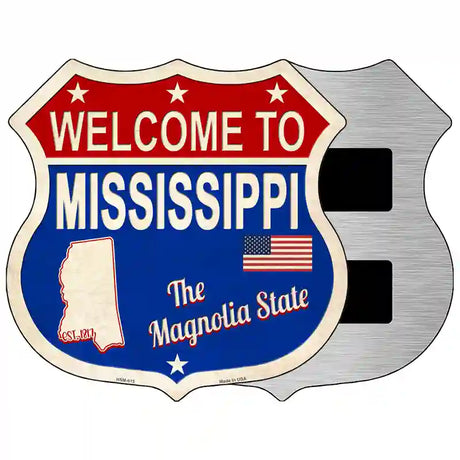 Mississippi Established Novelty Metal Highway Shield Sign 5" (HSM)