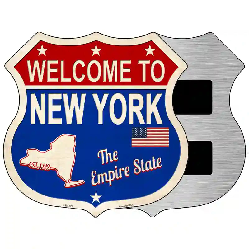 New York Established Novelty Metal Highway Shield Sign 5" (HSM)