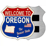 Oregon Established Novelty Metal Highway Shield Sign 5" (HSM)