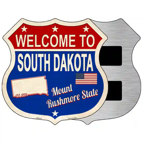 South Dakota Established Novelty Metal Highway Shield Sign 5" (HSM)