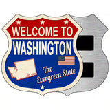 Washington Established Novelty Metal Highway Shield Sign 5" (HSM)