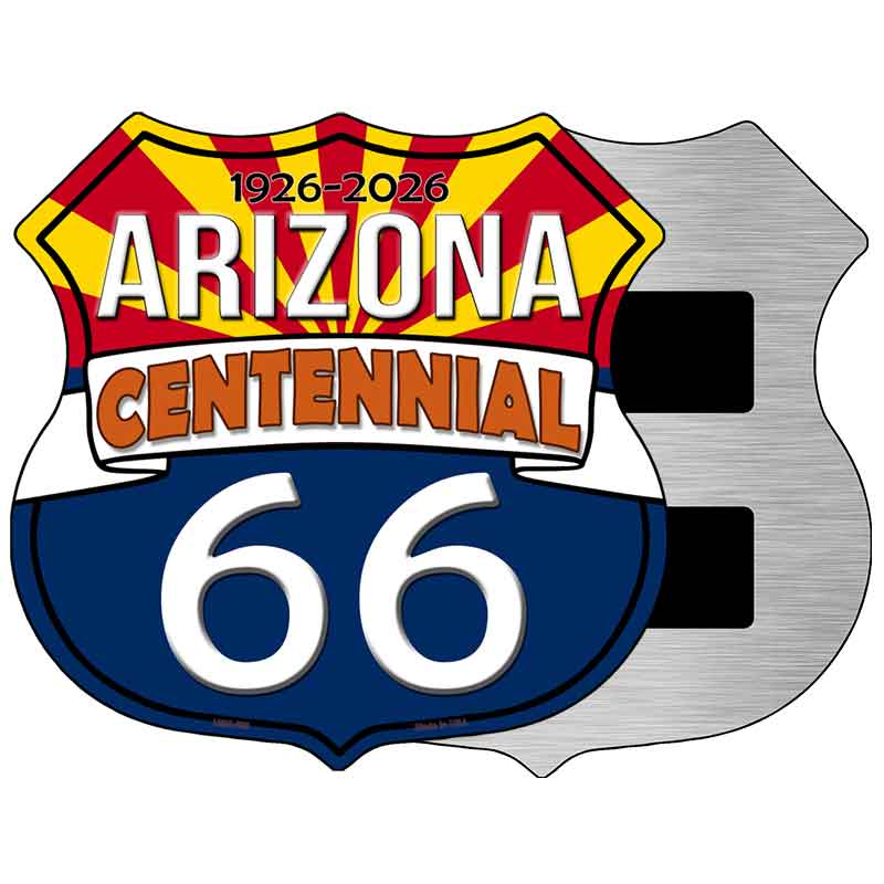 AZ Route 66 Centennial Novelty Highway Shield Sign HS-698
