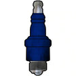 Blue Oil Rubbed Novelty Metal Spark Plug Sign J-005