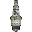 Repair Novelty Metal Spark Plug Sign J-034