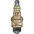 Auto Mechanic Novelty Metal Spark Plug Sign J-038