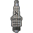 Service Repair Novelty Metal Spark Plug Sign J-042