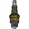 Auto Service Novelty Metal Spark Plug Sign J-049