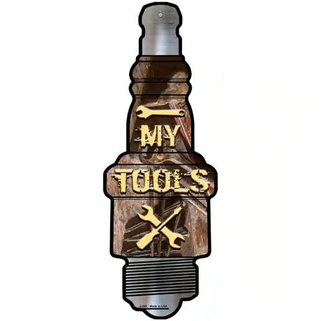 My Tools Novelty Metal Spark Plug Sign J-065