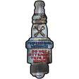 Professional Mechanic Novelty Metal Spark Plug Sign J-078