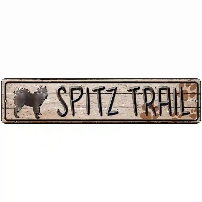 Spitz Trail Novelty Metal Vanity Street Sign 18" x 4" (K)