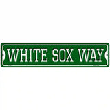 White Sox Way Novelty Metal Street Sign 18" x 4" (K)