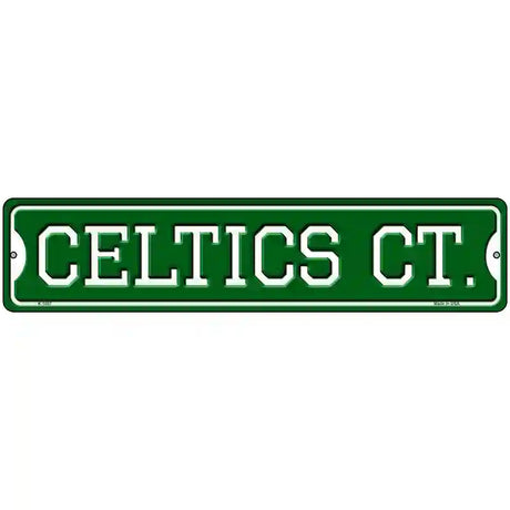 Celtics Ct Novelty Metal Street Sign 18" x 4" (K)