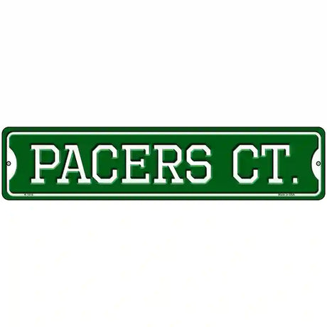 Pacers Ct Novelty Metal Street Sign 18" x 4" (K)