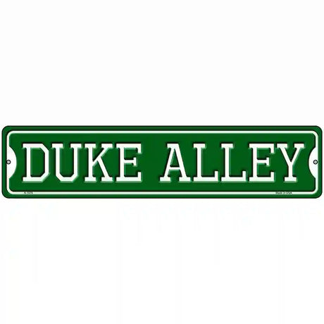 Duke Alley Novelty Metal Street Sign 18" x 4" (K)