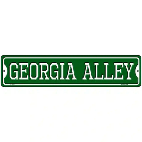 Georgia Alley Novelty Metal Street Sign 18" x 4" (K)