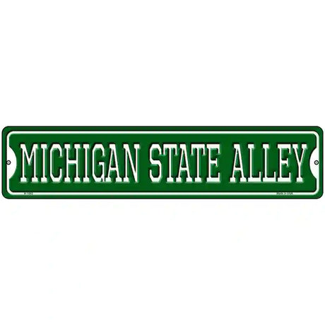 Michigan State Alley Novelty Metal Street Sign 18" x 4" (K)