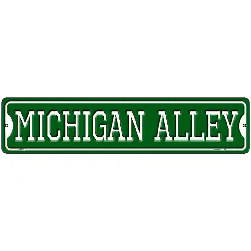 Michigan Alley Novelty Metal Street Sign 18" x 4" (K)