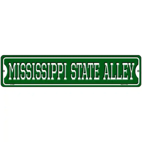 Mississippi State Alley Novelty Metal Street Sign 18" x 4" (K)