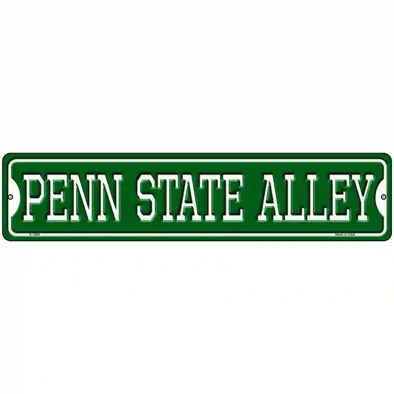 Penn State Alley Novelty Metal Street Sign 18" x 4" (K)